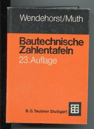 Bautechnische Zahlentafeln