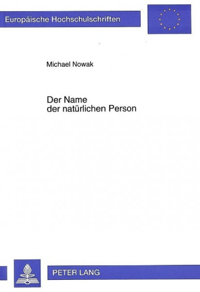 Der Name der natürlichen Person