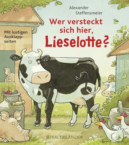 Wer versteckt sich hier, Lieselotte?: Mit lustigen Ausklappseiten