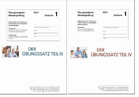 Das Übungspaket Teil III+ IV - Variante 1