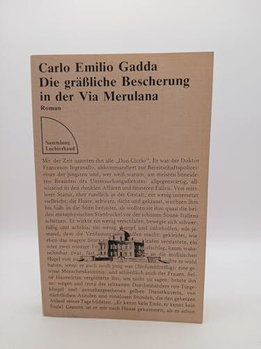 Die grässliche Bescherung in der Via Merulana : Roman.