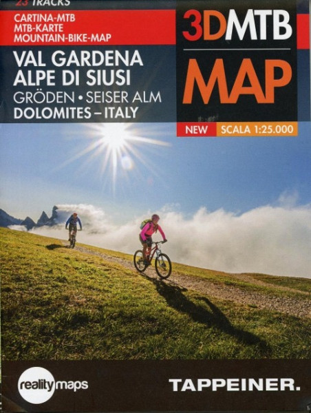 Mountainbike-Karte Gröden / Seiser Alm 1 : 25.000