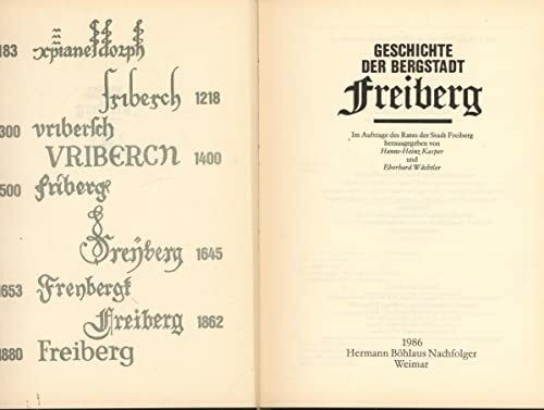 Geschichte der Bergstadt Freiberg