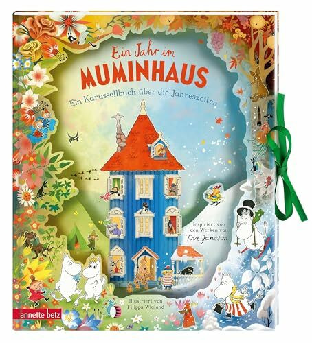 Ein Jahr im Muminhaus: Ein Karussellbuch über die Jahreszeiten | Ein Pop-up Bilderbuch mit atemberaubendem Karrusell-Effekt