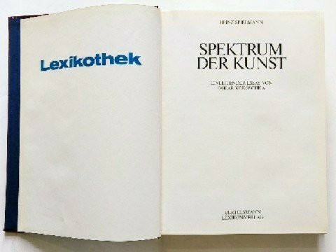Spektrum der Kunst. (9. Themabd.)