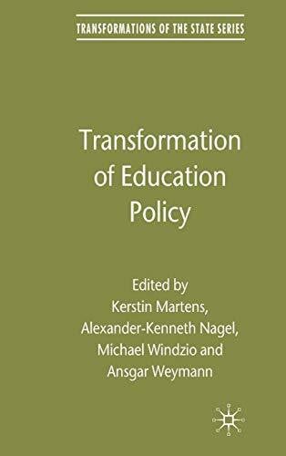 Transformation of Education Policy (Transformations of the State)