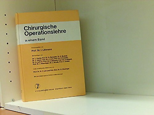Chirurgische Operationslehre.