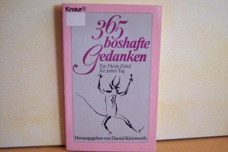 365 boshafte Gedanken (Knaur Taschenbücher. Romane, Erzählungen)