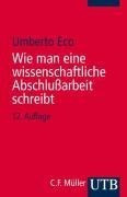 Wie man eine wissenschaftliche Abschlußarbeit schreibt