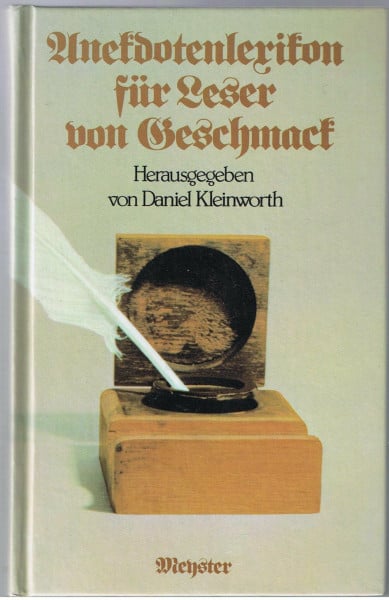 Anekdotenlexikon für Leser von Geschmack