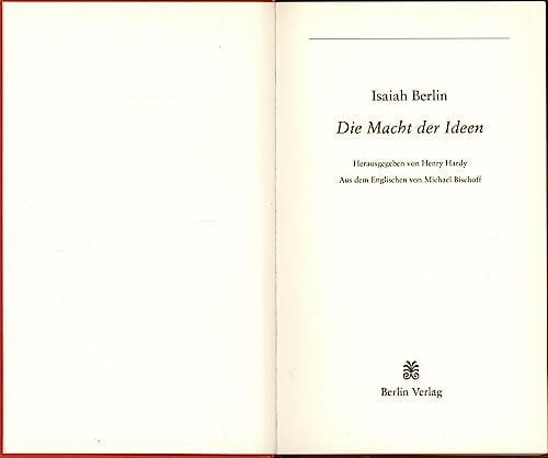 Die Macht der Ideen Die Macht der Ideen