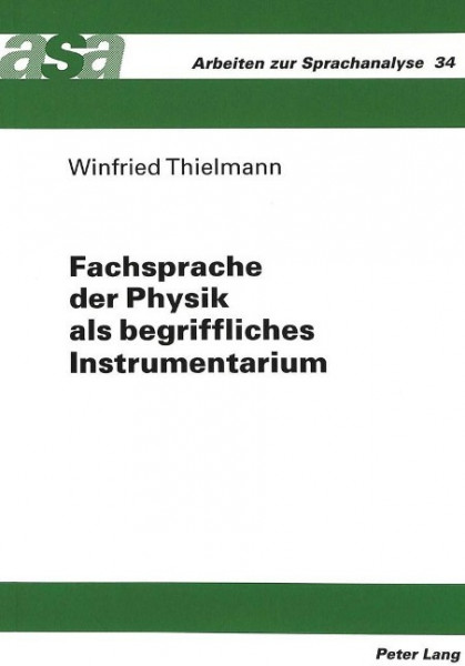 Fachsprache der Physik als begriffliches Instrumentarium