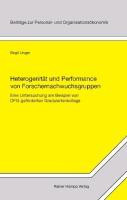 Heterogenität und Performance von Forschernachwuchsgruppen