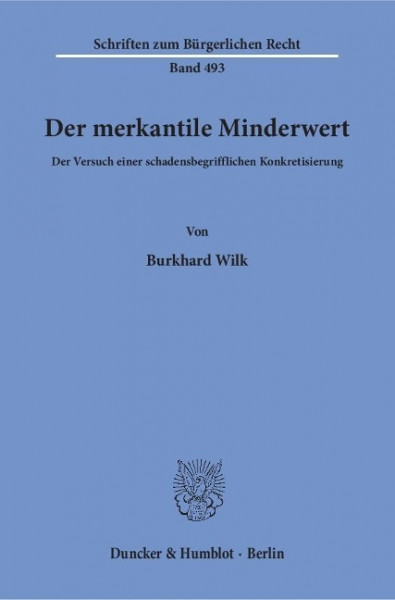 Der merkantile Minderwert.