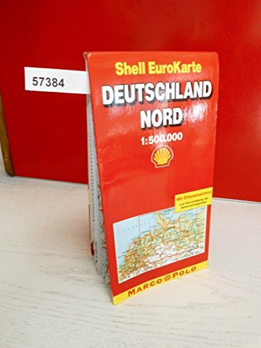 Shell EuroKarte, Deutschland Nord: Mit Ortsverz. u. Hervorhebung d. Sehenswürdigkeiten