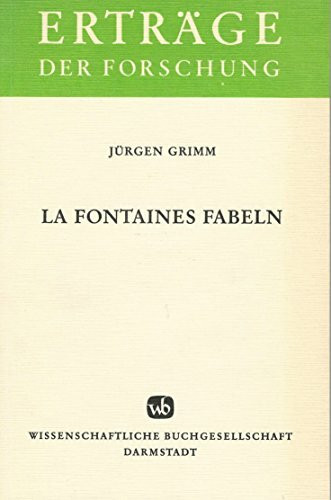 LaFontaines Fabeln (Erträge der Forschung)
