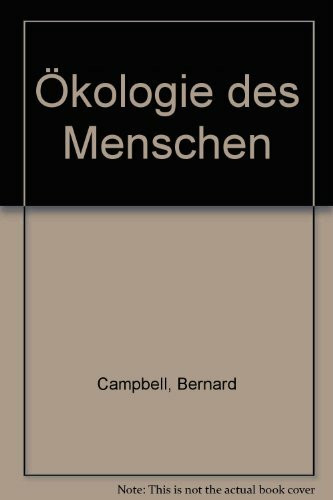 Ökologie des Menschen