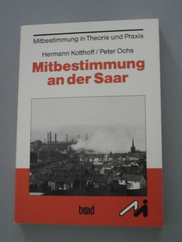 Mitbestimmung an der Saar. Sozialgeschichte der Mitbestimmung in den Saarhütten und im Saarbergbau