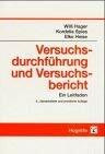 Versuchsdurchführung und Versuchsbericht: Ein Leitfaden