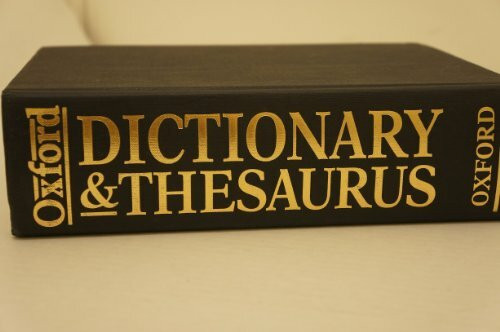 Oxford Dictionary & Thesaurus (Diccionarios Varios)