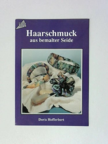Haarschmuck aus bemalter Seide.