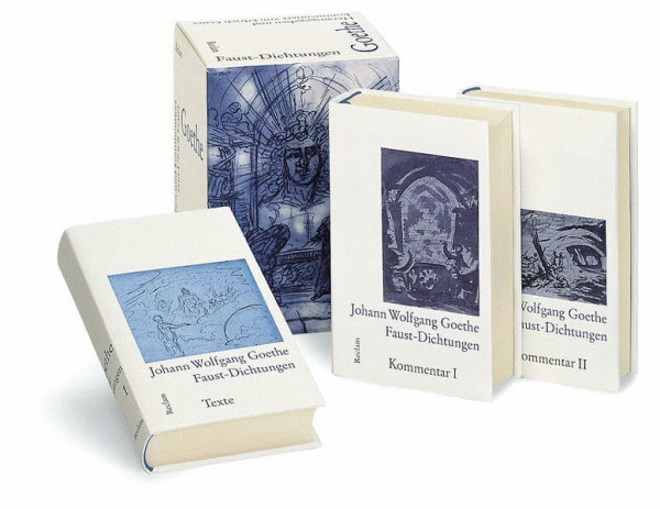 Faust-Dichtungen: Band 1: Texte. Band 2: Kommentar I. Band 3: Kommentar II