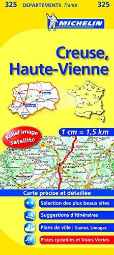 CREUSE / HAUTE - VIENNE 11325 CARTE ' LOCAL ' ( France ) MICHELIN KAART (KAARTEN/CARTES MICHELIN)