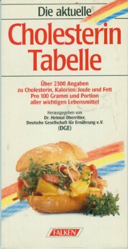 Die aktuelle Cholesterintabelle
