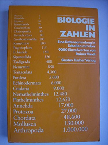 BIOLOGIE IN ZAHLEN - Eine Datensammlung in Tabellen mit über 9000 Einzelwerten