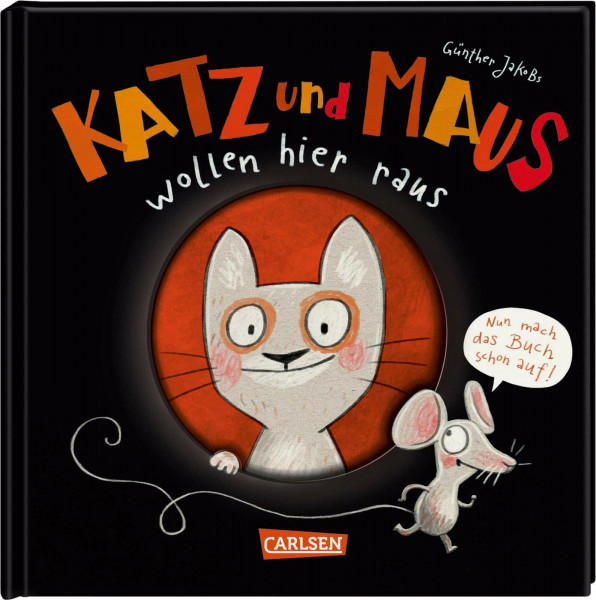 Katz und Maus wollen hier raus: Mitmachbuch für Kinder ab 3