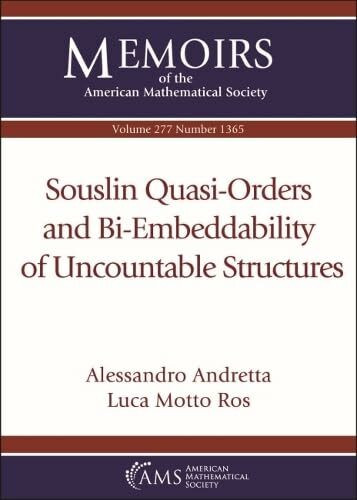 Souslin Quasi-orders and Bi-embeddability of Uncountable Structures (Memoirs of the American Mathematical Society, 277)