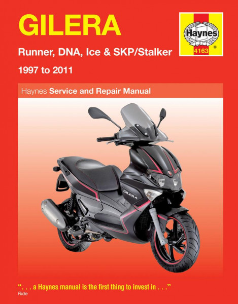 Gilera Runner, DNA, Ice & SKP/Stalker (97 To 11)