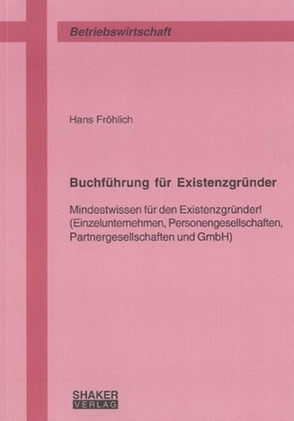 Buchführung für Existenzgründer