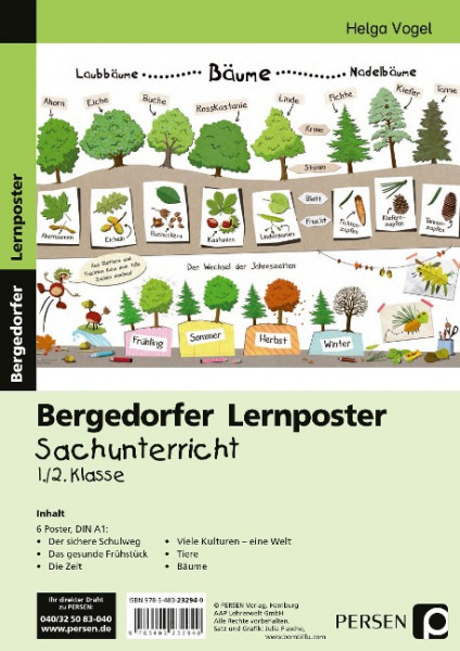 Lernposter Sachunterricht - 1./2. Klasse