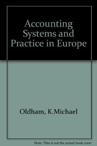 Accounting Systems and Practice in Europe