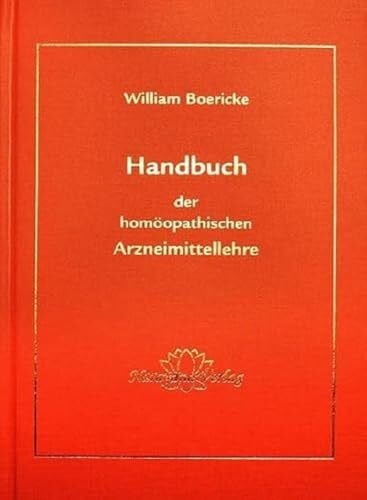 Handbuch der homöopatischen Arzneimittellehre