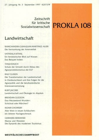 Landwirtschaft (PROKLA / Zeitschrift für kritische Sozialwissenschaft)