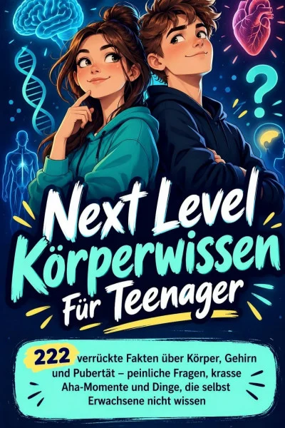 Next Level Körperwissen Für Teenager: 222 verrückte Fakten über Körper, Gehirn und Pubertät – peinliche Fragen, krasse Aha-Momente und Dinge, die selbst Erwachsene nicht wissen