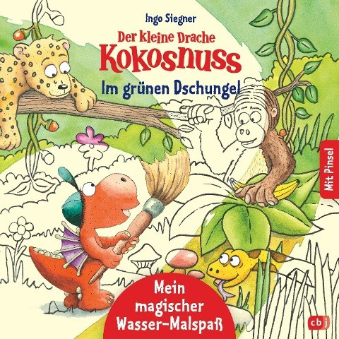 Der kleine Drache Kokosnuss - Mein magischer Wasser-Malspaß - Im grünen Dschungel