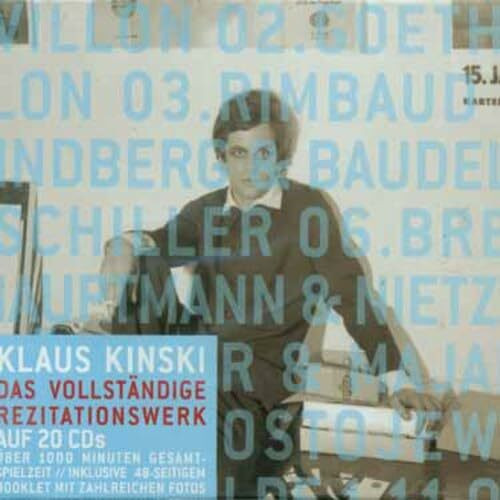 Kinski spricht Werke der Weltliteratur - Das vollständige Rezitationswerk: Das vollständige Rezitationswerk. Ausgezeichnet als Hörbuch des Jahres 2003 (Deutsche Grammophon Literatur)
