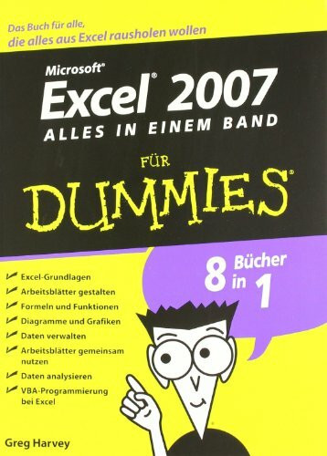 Excel 2007 für Dummies, Alles-in-einem-Band: Alles in einem Band. 8 Bücher in 1
