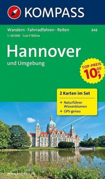 Hannover und Umgebung 1:50 000