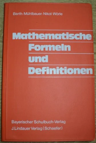 Mathematische Formeln und Definitionen