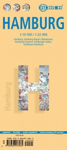 Hamburg 1 : 10 500 / 1 : 22 000