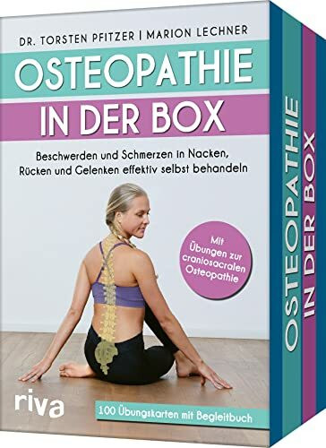 Osteopathie in der Box: Beschwerden und Schmerzen in Nacken, Rücken und Gelenken effektiv selbst behandeln. Mit Übungen zur craniosacralen Osteopathie. 100 Karten mit Begleitbuch