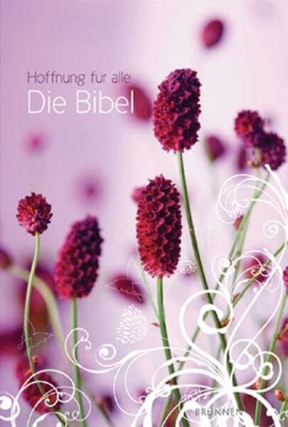 Hoffnung für alle - Die Bibel: Flower Edition 1, pink