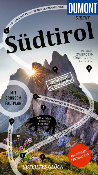 DUMONT direkt Reiseführer Südtirol: Mit großem Faltplan