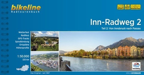 Bikeline Radtourenbuch Inn-Radweg 2: Innsbruck - Passau