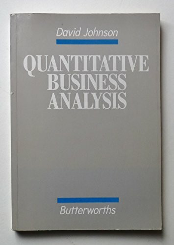 Quantitative Business Analysis