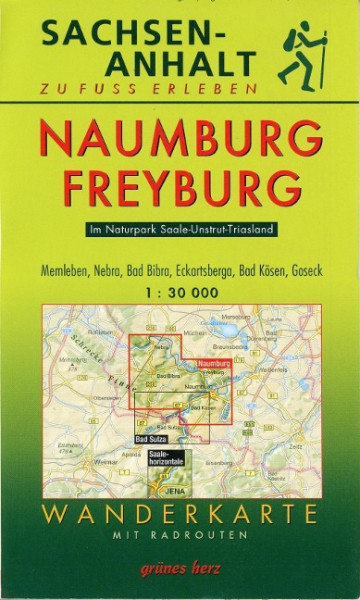 Wanderkarte Naumburg, Freyburg 1:30.000